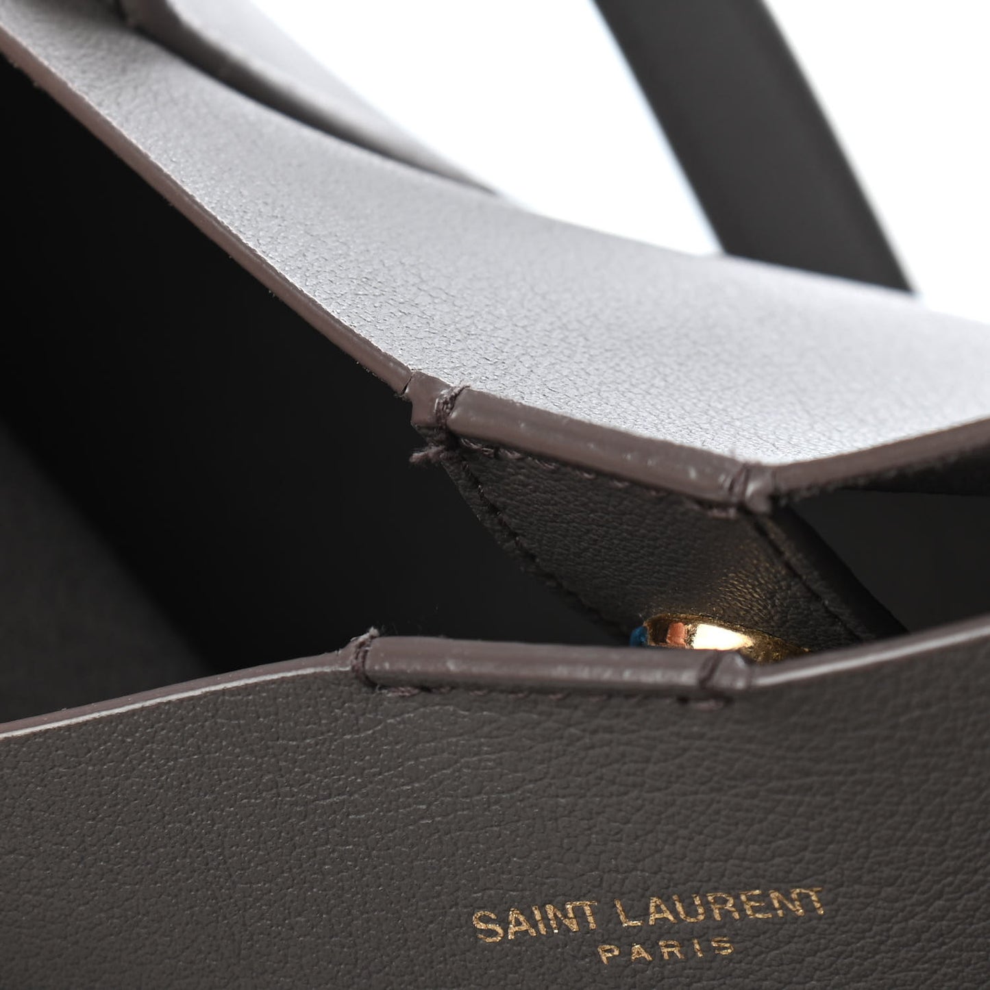 Calfskin Large Shopping Tote Earth