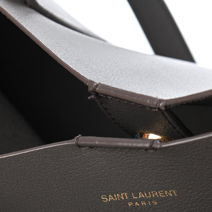 Saint Laurent Calfskin Large Shopping Tote Earth 9 of 9
