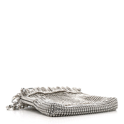 Chanel Crystal Embellished Metallic Lambskin Mini Chanel 22 Silver 3 of 11