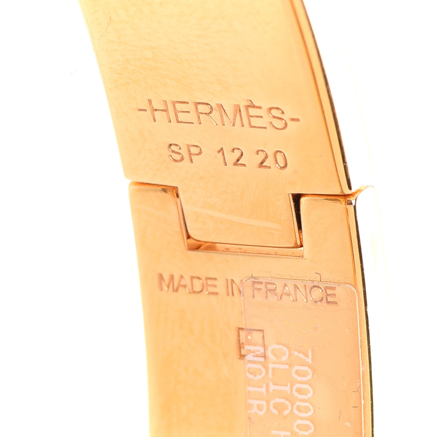Hermes Enamel Narrow Clic Clac H Bracelet PM Black 4 of 7