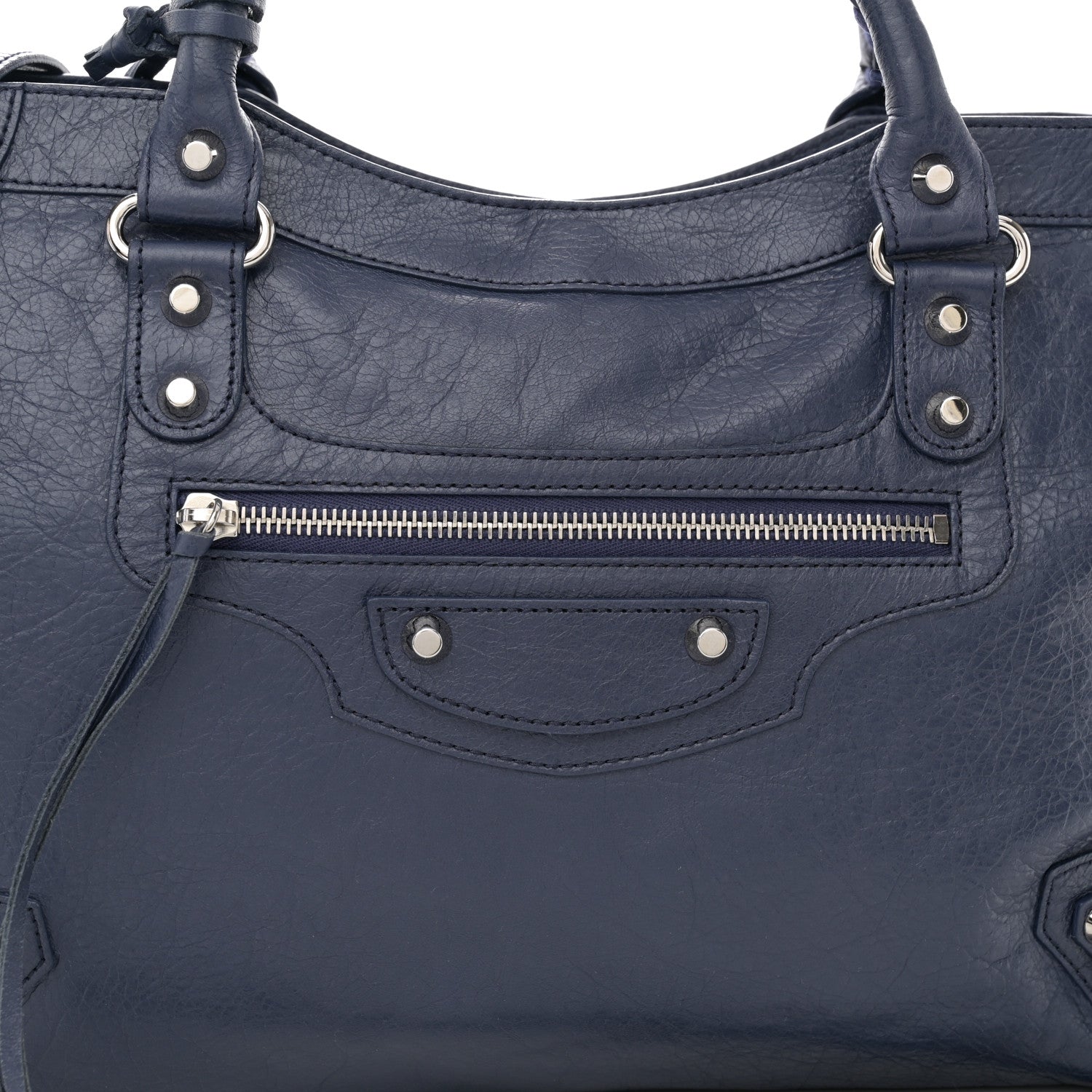 Balenciaga Agneau Classic Silver Hardware City Gris Chartreux 9 of 11