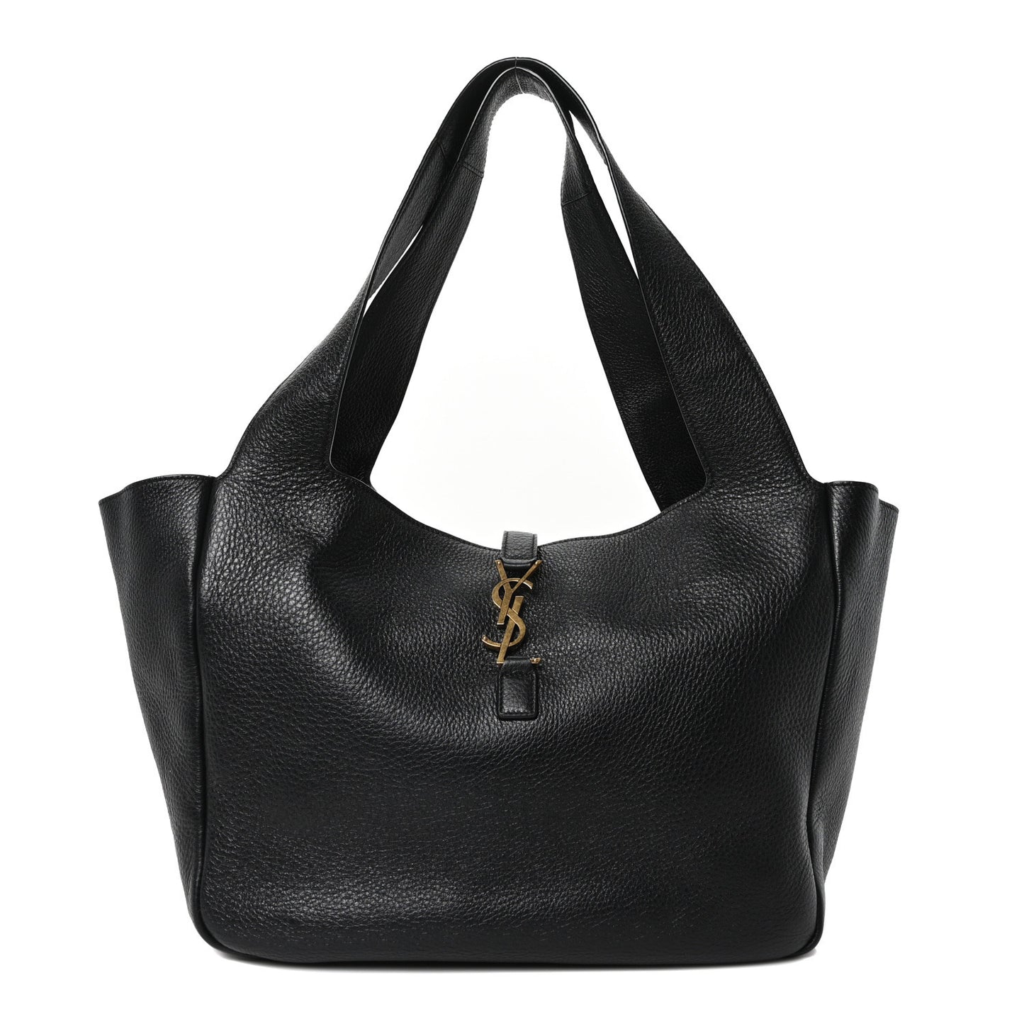 Grained Deerskin Bea Tote Black