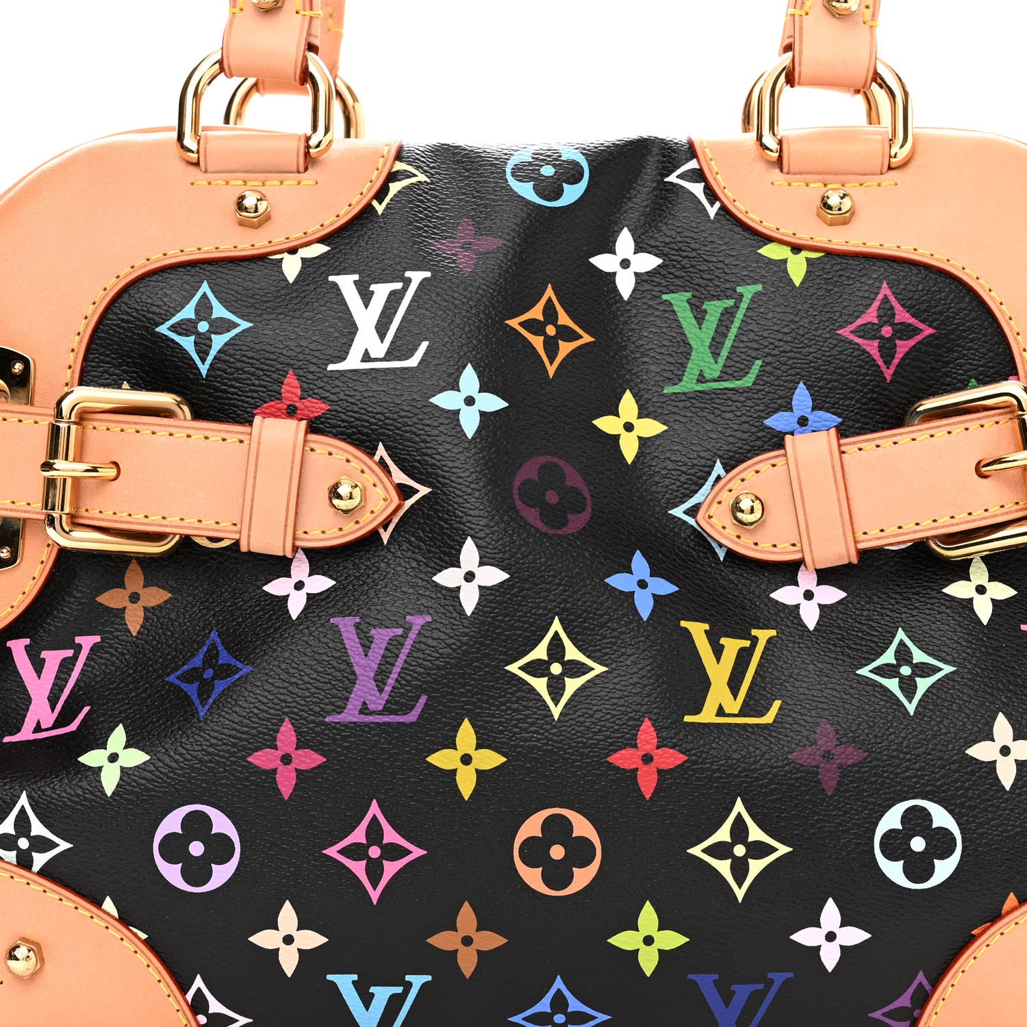 Louis Vuitton Monogram Multicolor Claudia Black 7 of 9