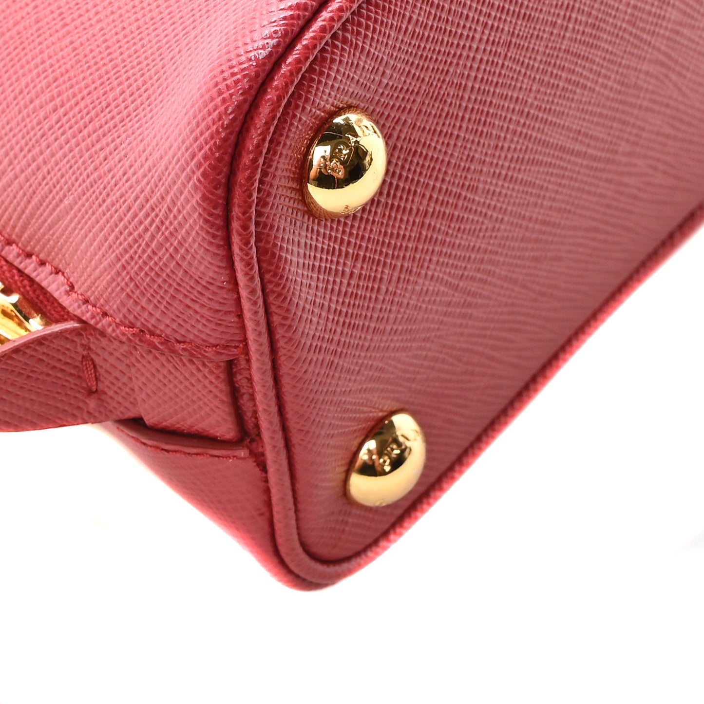 Saffiano Lux Mini Promenade Tote Fuoco