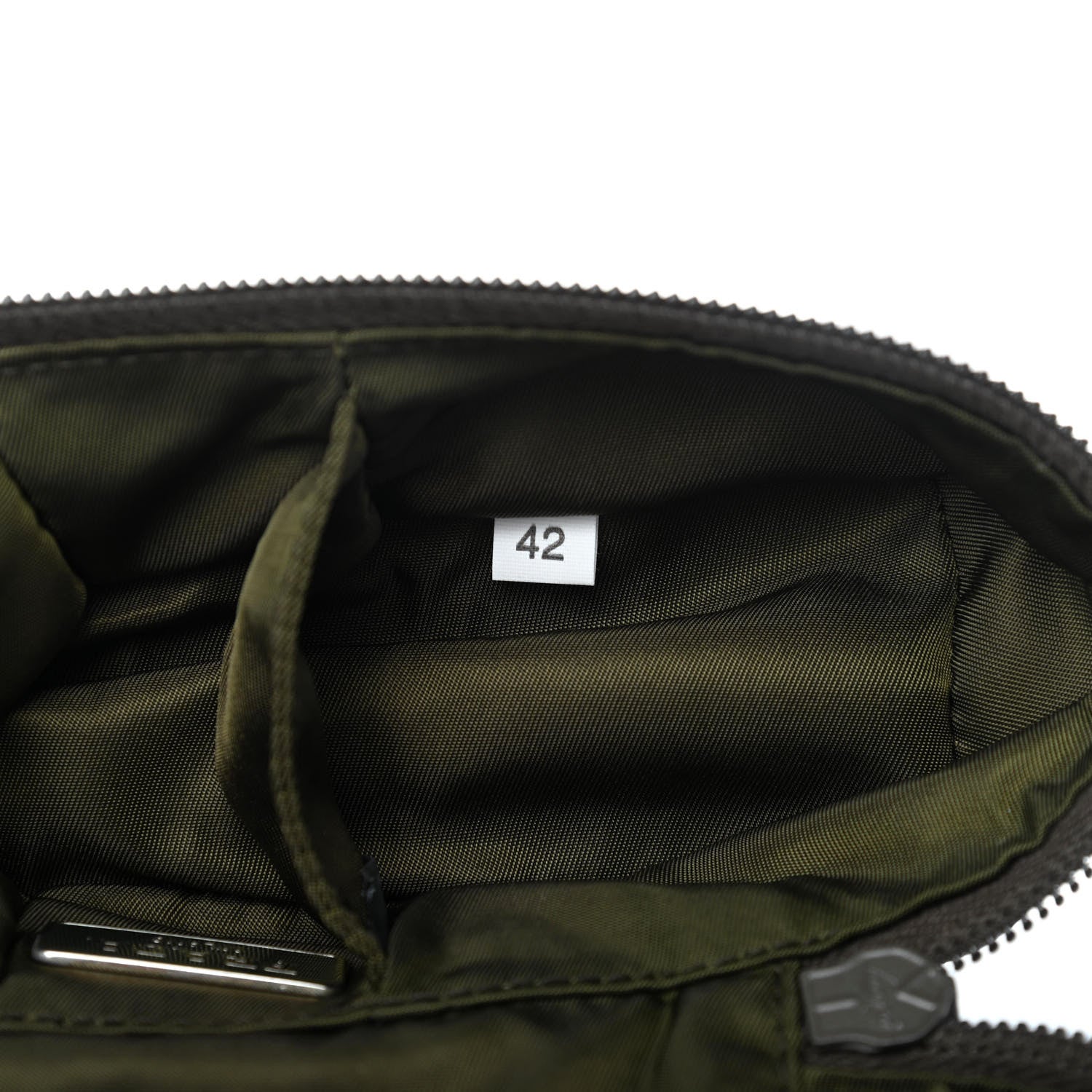 Prada Tessuto Nylon Pouch Army 8 of 8