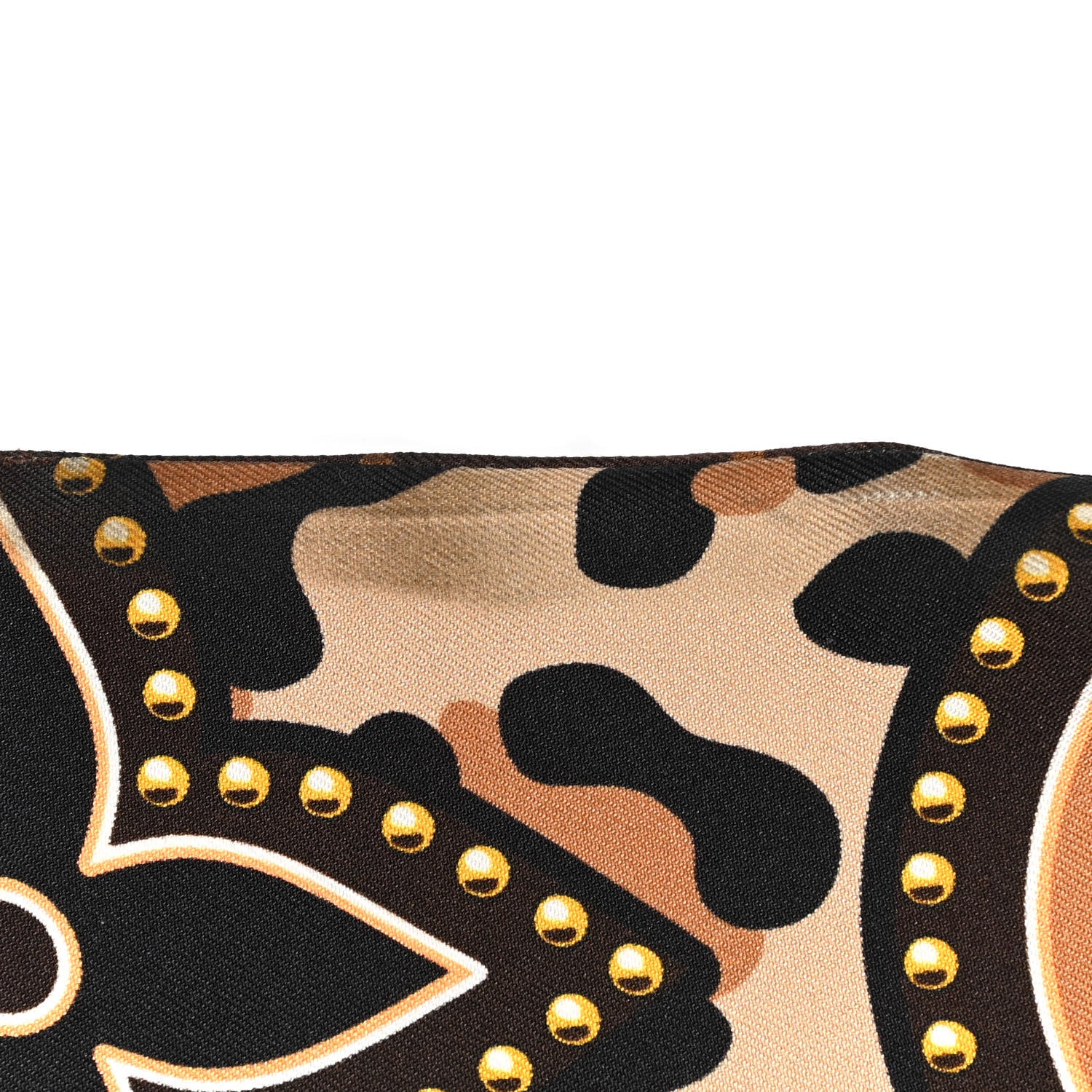 Louis Vuitton Silk Monogram LV World Bandeau Brown 5 of 6