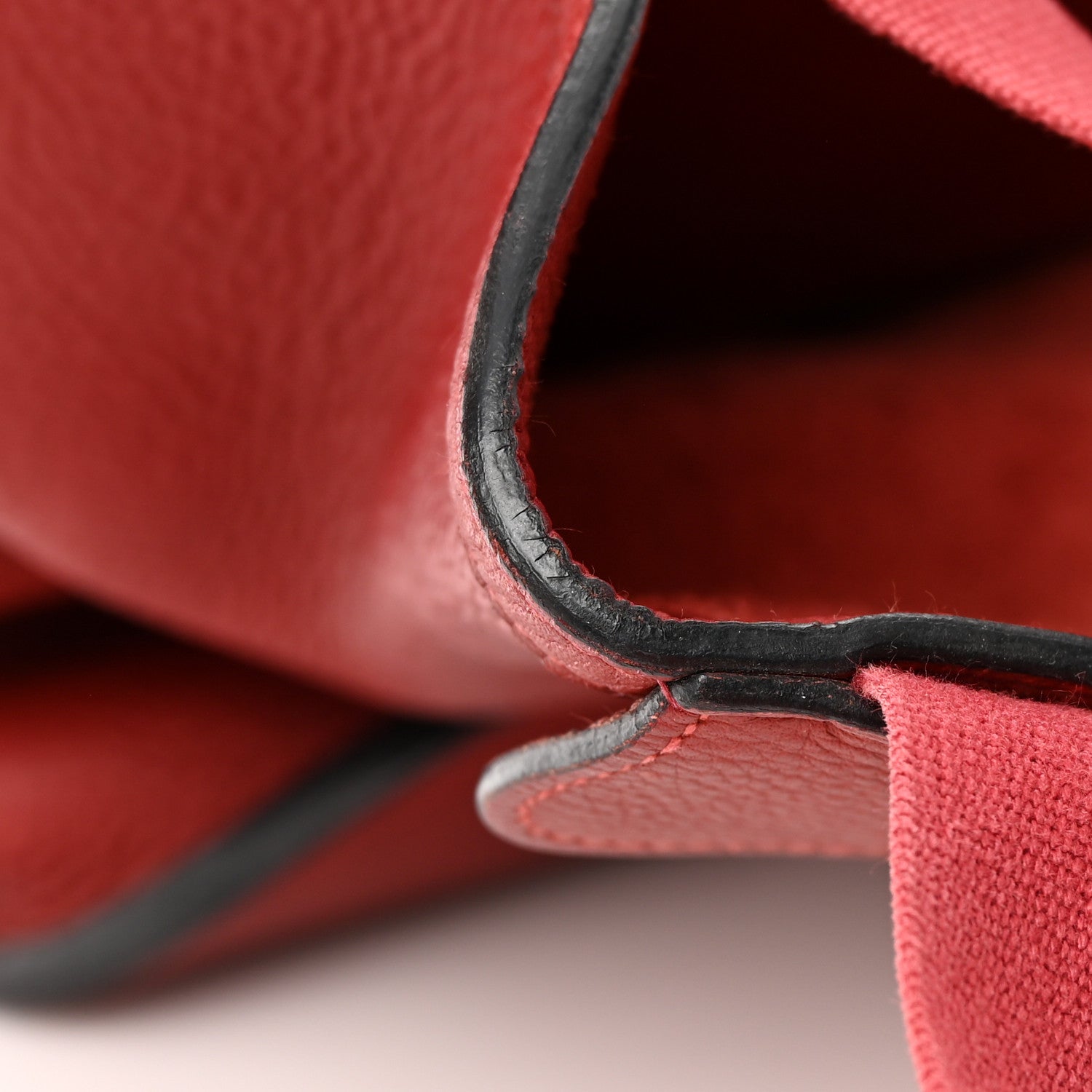 Hermes Taurillon Clemence Sherpa Backpack Rouge Garance 12 of 17
