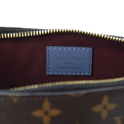 Louis Vuitton Monogram Beaubourg Hobo Mini Bordeaux Red Peach Safran Blue Jean Blue 7 of 9