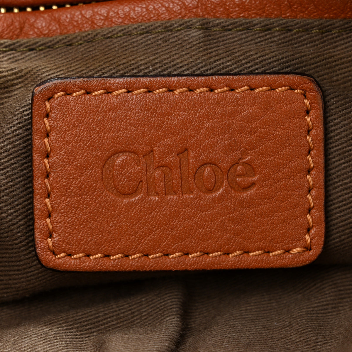 Chloe Calfskin Medium Marcie Satchel Tan 6 of 13
