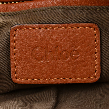 Chloe Calfskin Medium Marcie Satchel Tan 6 of 13