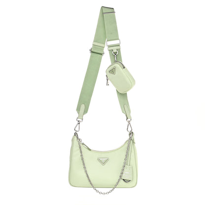 Prada Re-Nylon Saffiano Re-Edition 2005 Shoulder Bag Acqua 1 of 10