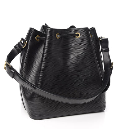 Louis Vuitton Epi Petit Noe Black 3 of 11