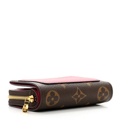 Louis Vuitton Monogram Lou Zippy Compact Wallet Red 4 of 8