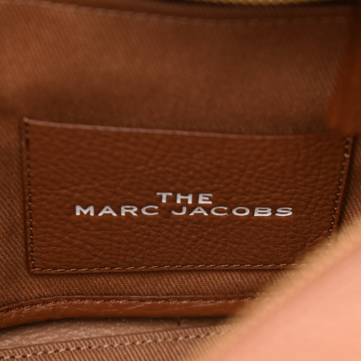 Marc Jacobs Grained Calfskin Medium The Tote Bag Argan Oil 5 of 9