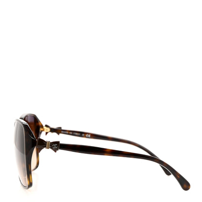 Chanel Acetate CC Bow Sunglasses 5205-A Tortoise 3 of 8