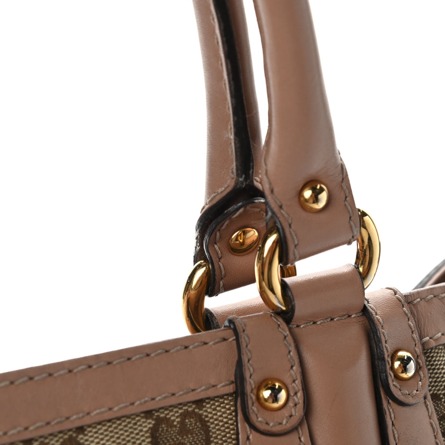 Monogram Large Scarlett Stud Tote Dusty Rose