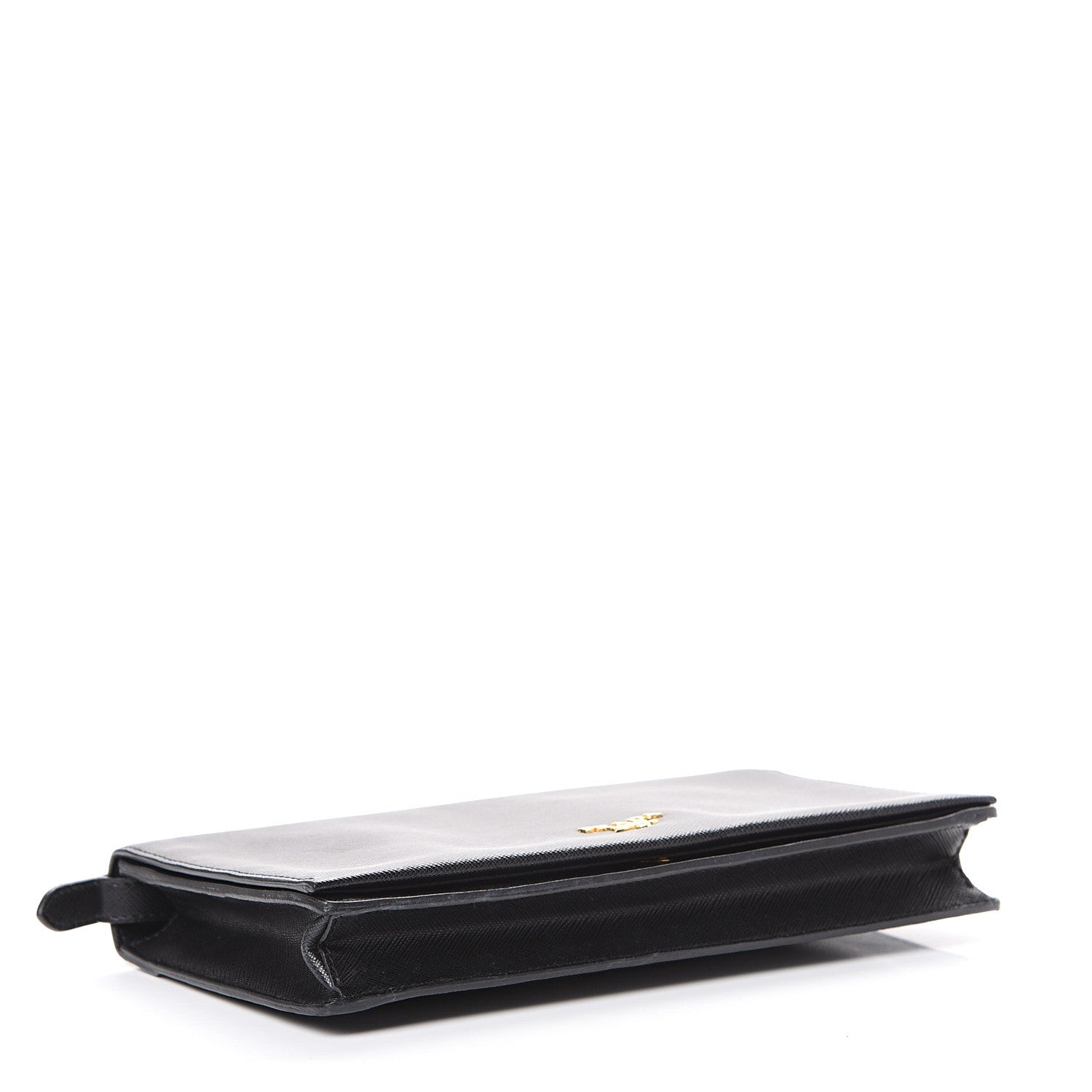 Prada Saffiano Lux Clutch Black 3 of 12