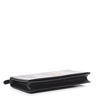 Prada Saffiano Lux Clutch Black 3 of 12
