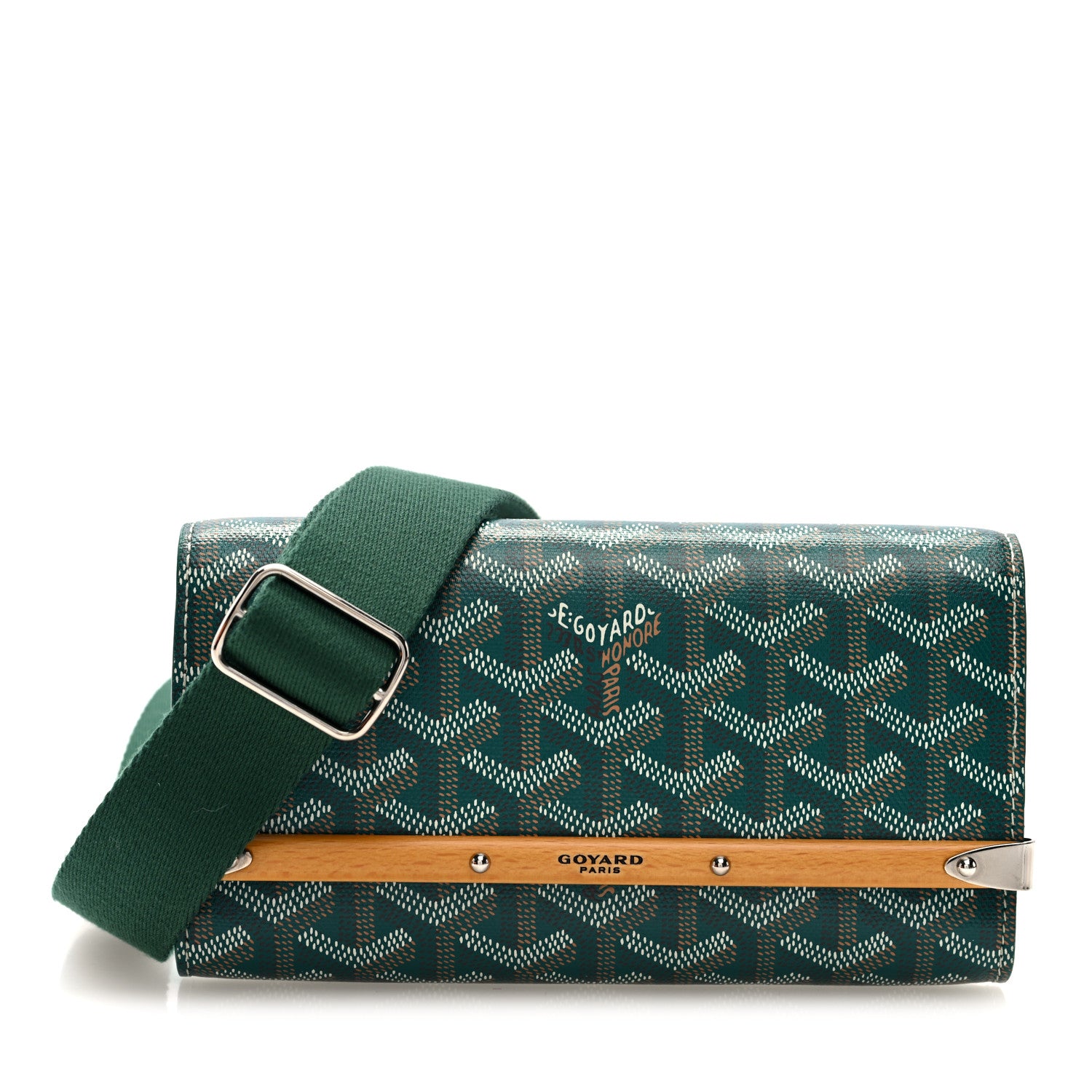 Goyard Goyardine Monte Carlo Mini Case Green 1 of 9