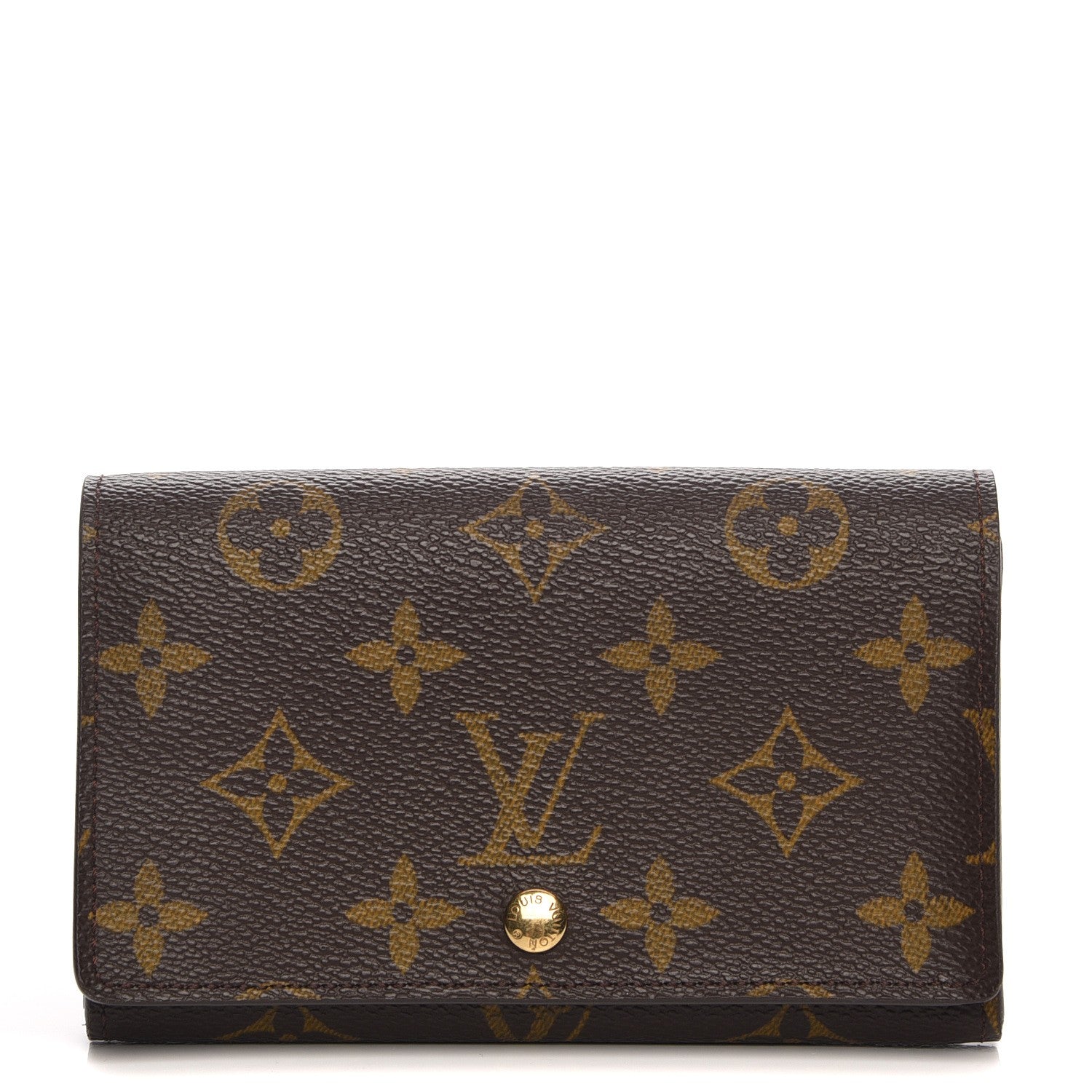 Louis Vuitton Monogram Porte-Monnaie Tresor Wallet 1 of 8