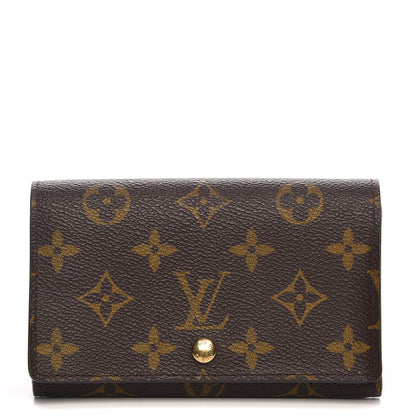 Louis Vuitton Monogram Porte-Monnaie Tresor Wallet 1 of 8