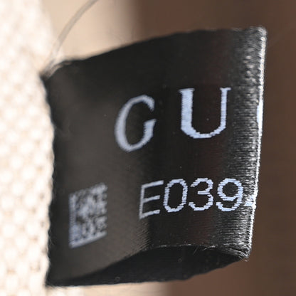 Gucci GG Supreme Monogram Textured Dollar Calfskin Web Medium Savoy Duffle Bag Beige Ebony New Acero 7 of 10