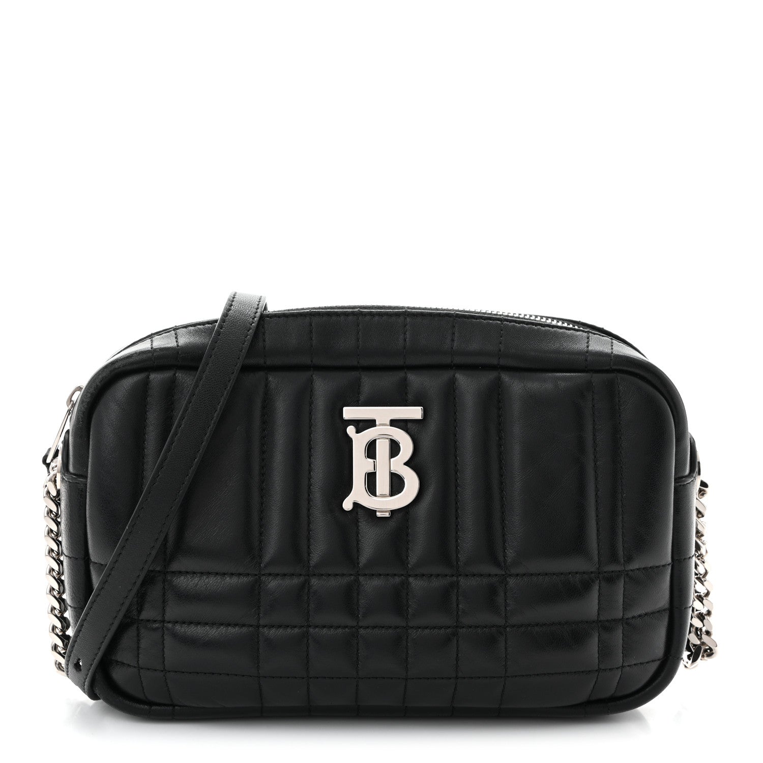 Burberry Calfskin Quilted Small Lola Camera Bag Black 1 of 11