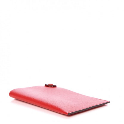 Hermes Epsom Tarmac PM Passport Holder Bougainvillea 4 of 6