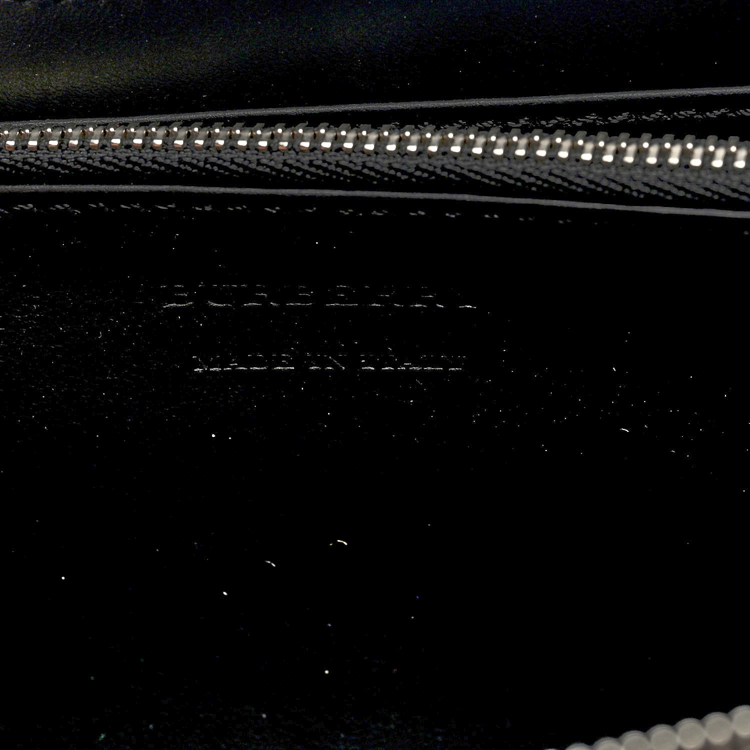 Burberry Grainy Calfskin House Check Snakeskin Elmore Zip Around Wallet 6 of 6