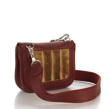 Hermes Swift Veau Doblis Mini Sac Berline 21 Rouge H 3 of 10