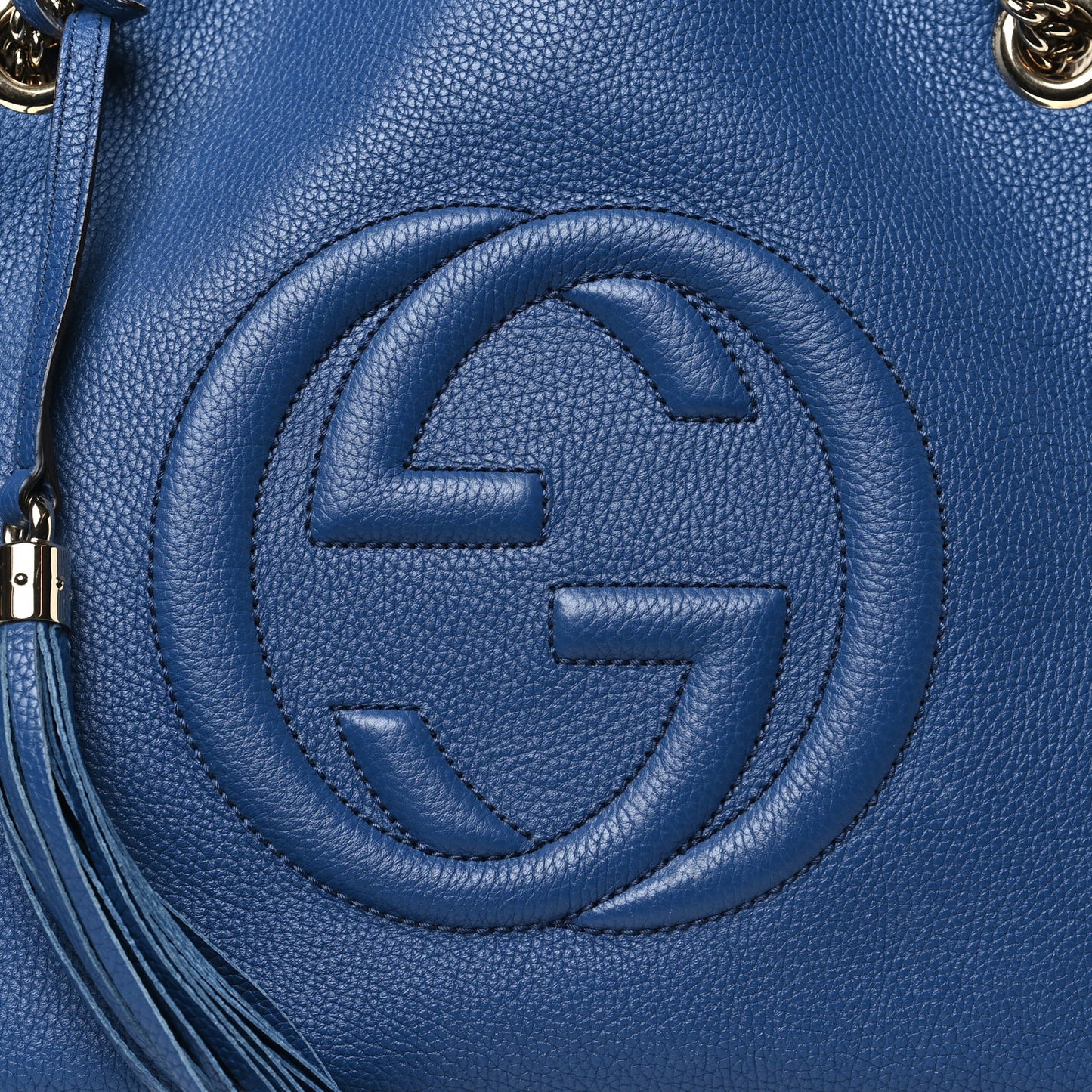 Cellarius Calfskin Medium Soho Chain Shoulder Bag Caspian