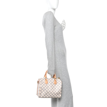 Louis Vuitton Damier Azur Speedy Bandouliere 25 2 of 9