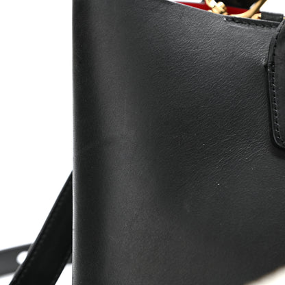 Mansur Gavriel Calfskin Mini Folded Bag Black Flamma 11 of 13