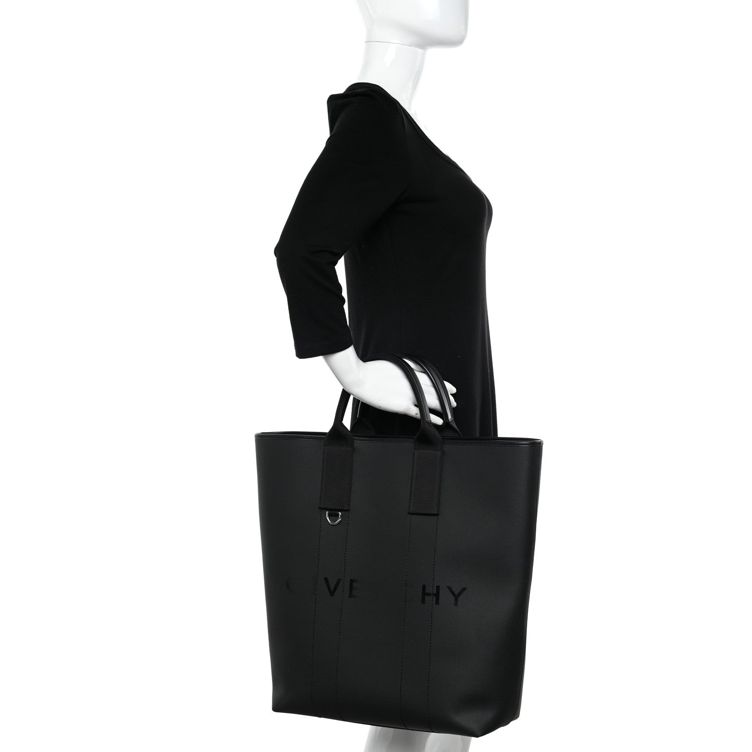 Givenchy Coated Canvas G-Essential Logo Tote Black 2 of 10