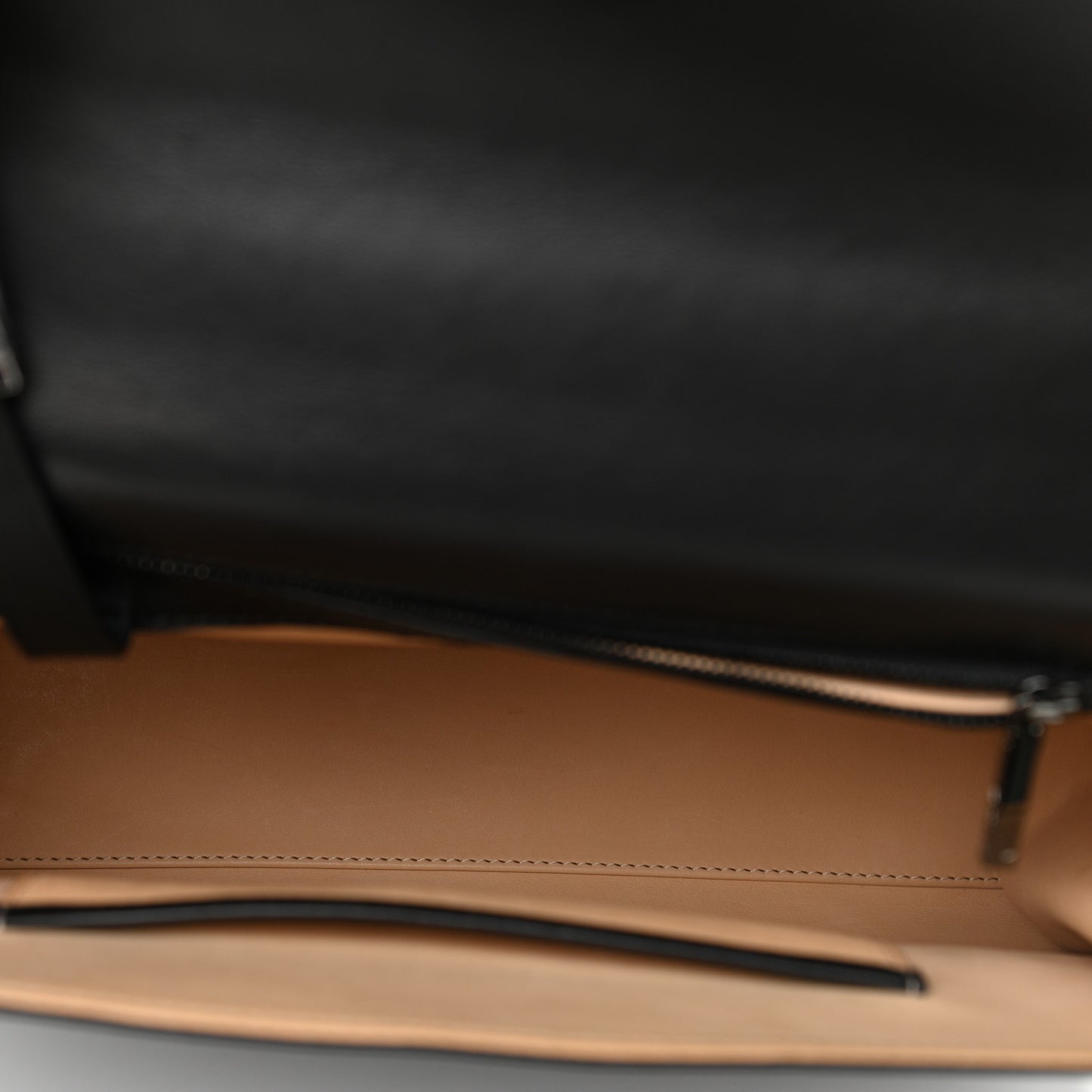 Smooth Calfskin GM Tempete Satchel Black