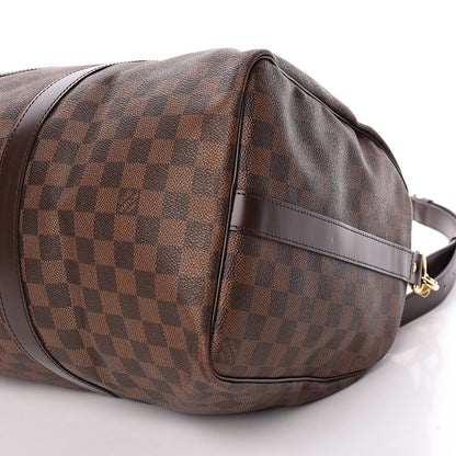 Louis Vuitton Damier Ebene Keepall Bandouliere 45 8 of 10