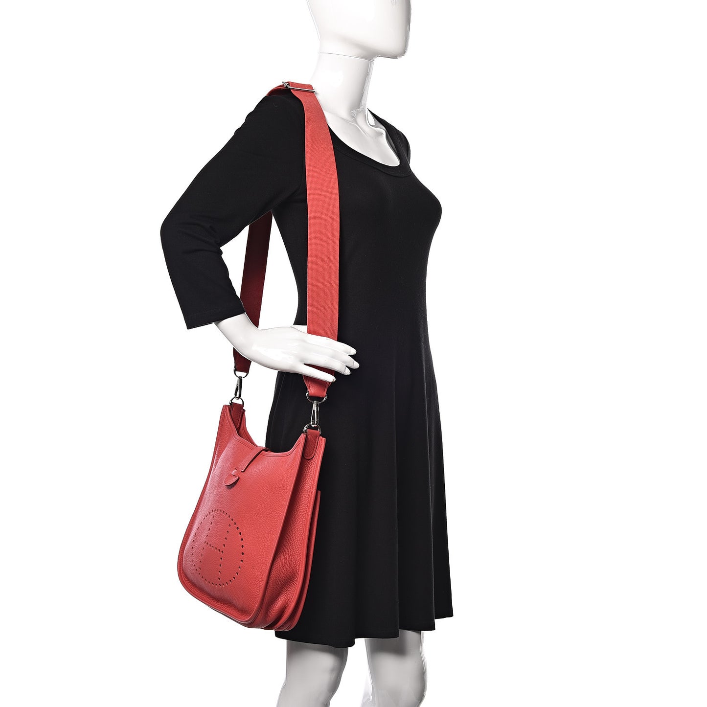 Taurillon Clemence Evelyne III PM Rouge Pivoine