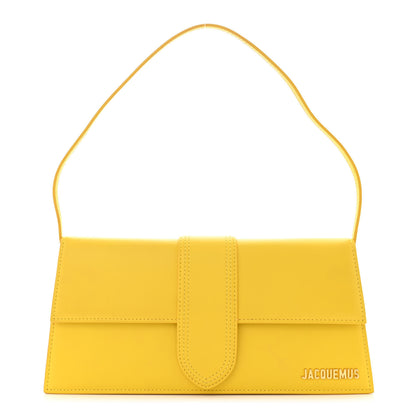 Jacquemus Smooth Calfskin Le Bambino Long Flap Yellow 1 of 12