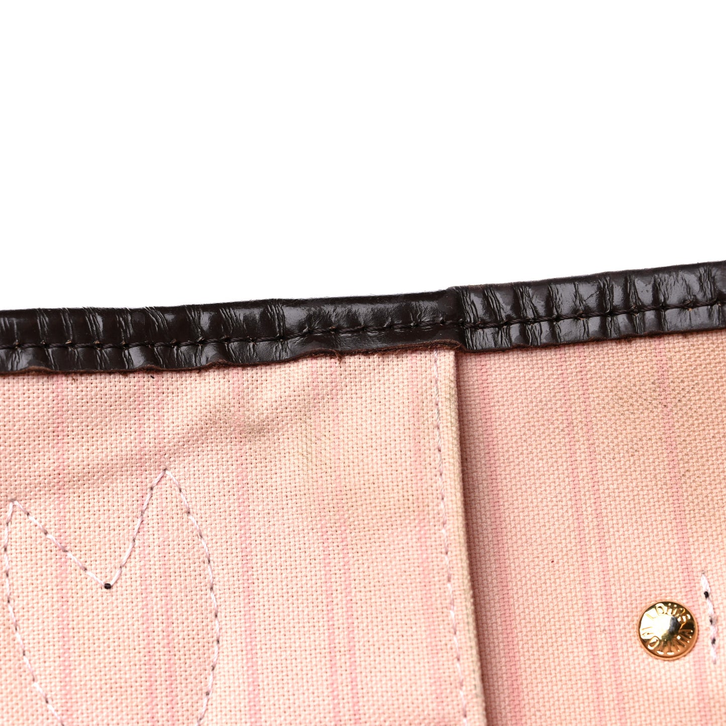 Damier Ebene Neo Neverfull MM Rose Ballerine
