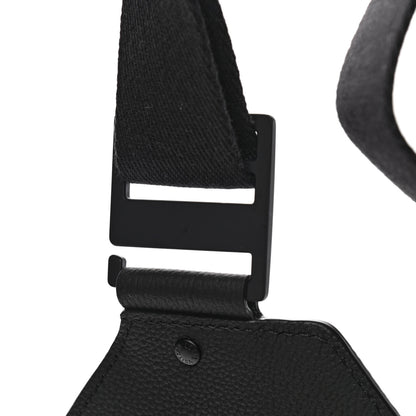Louis Vuitton Grained Calfskin Aerogram Slingbag Black 11 of 13