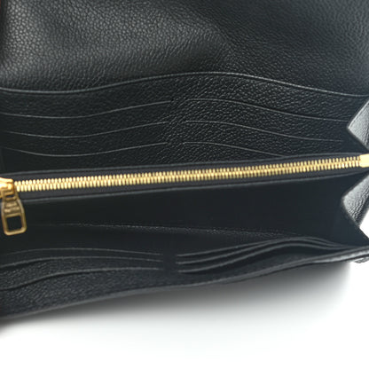 Louis Vuitton Empreinte Sarah Wallet NM Black 4 of 5
