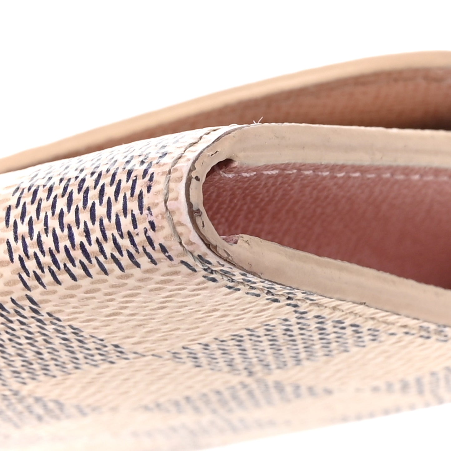 Damier Azur Emilie Wallet Rose Ballerine