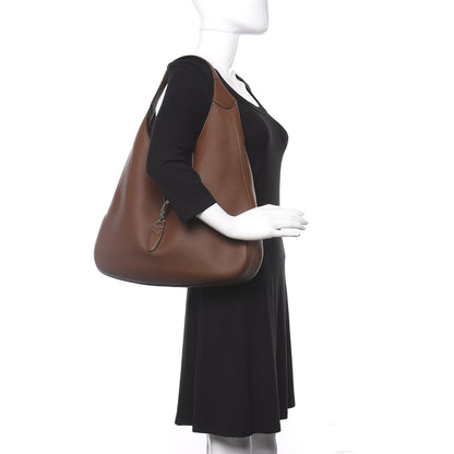 Gucci Soft Grained Calfskin Large Jackie Hobo Nut Brown 2 of 9