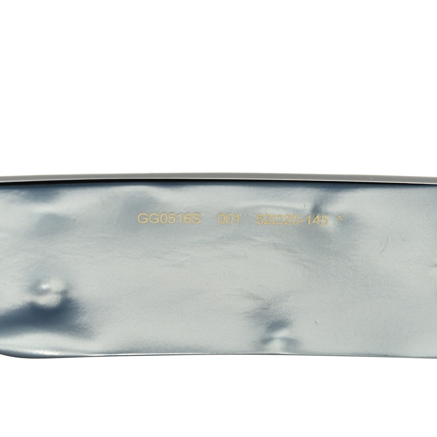 Gucci Acetate Rectangular Sunglasses GG0516 Black 6 of 8