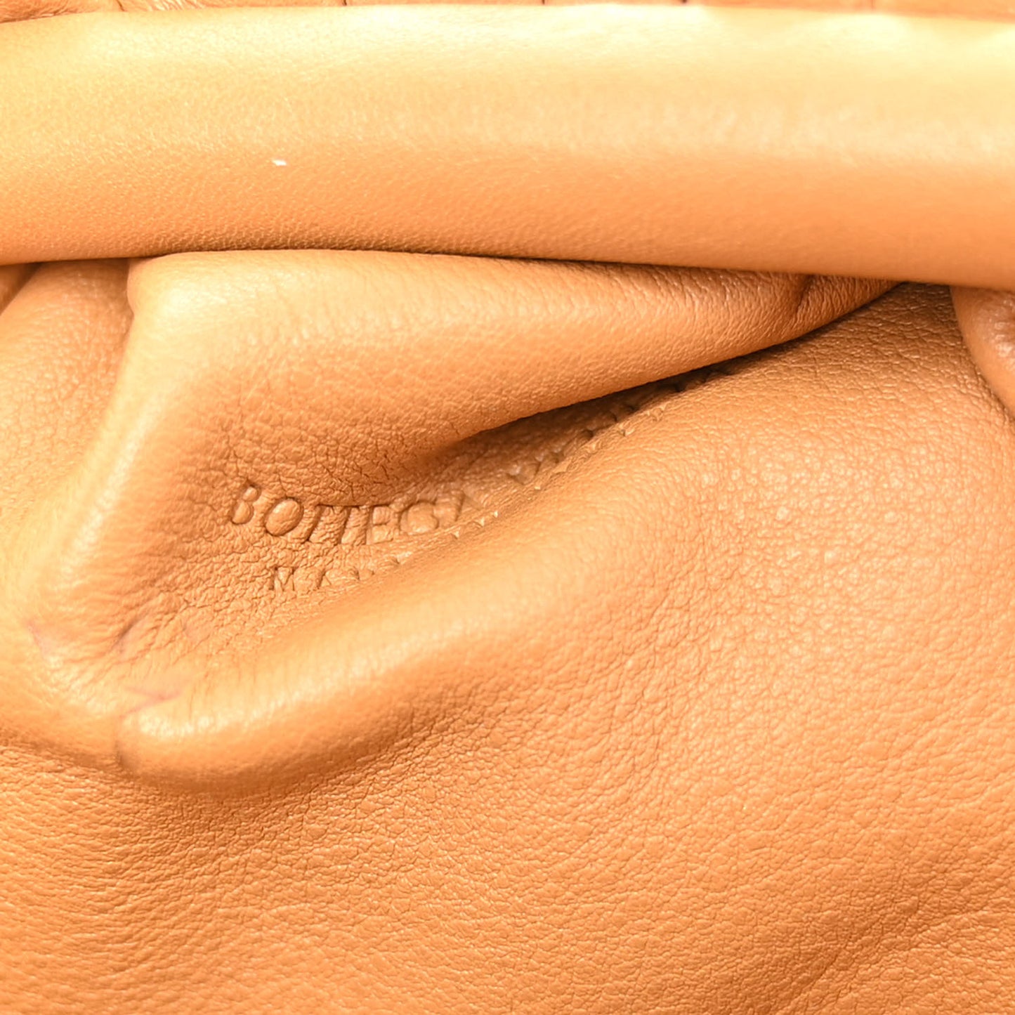 Butter Calfskin The Mini Pouch Camel