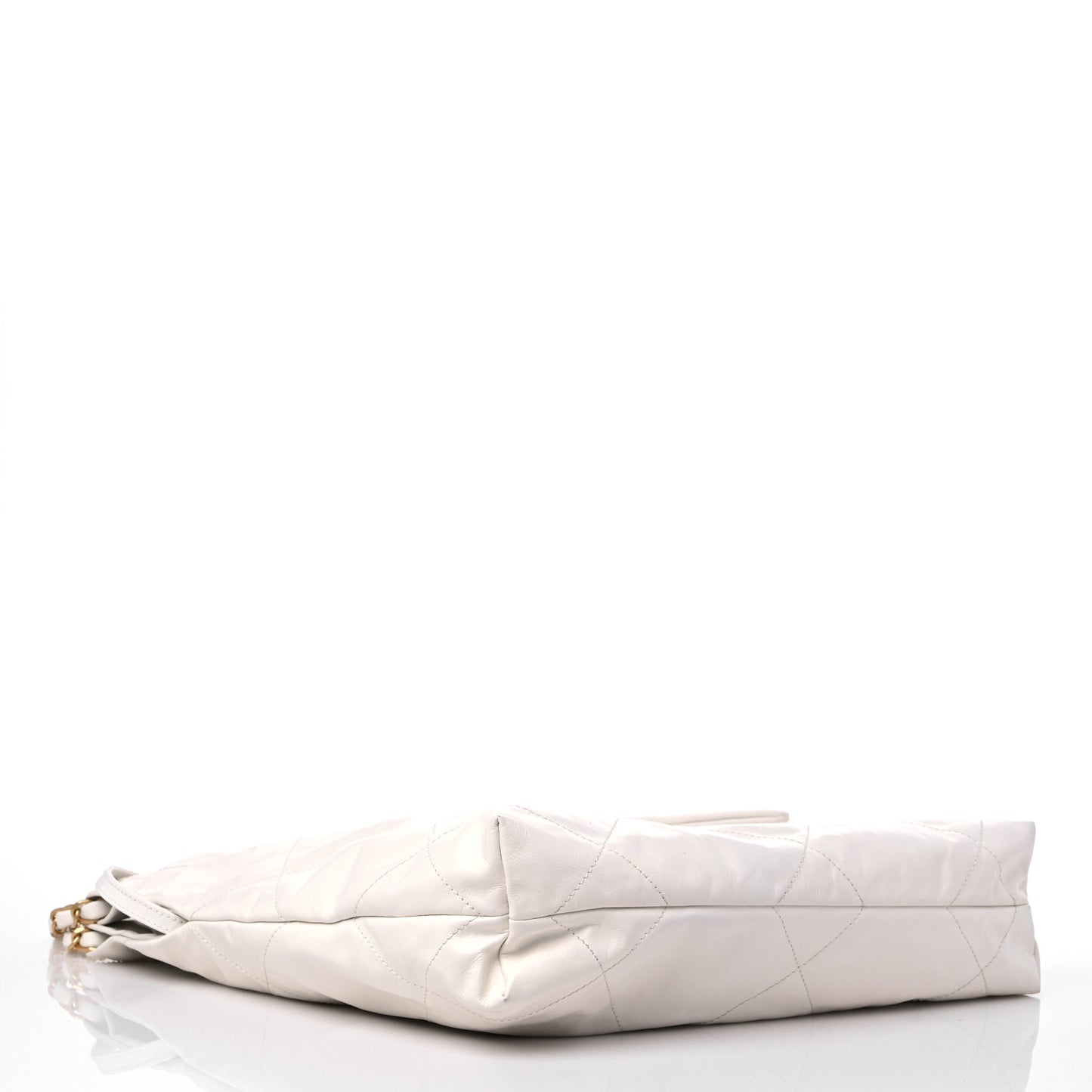 Calfskin Quilted Small Chanel 22 White