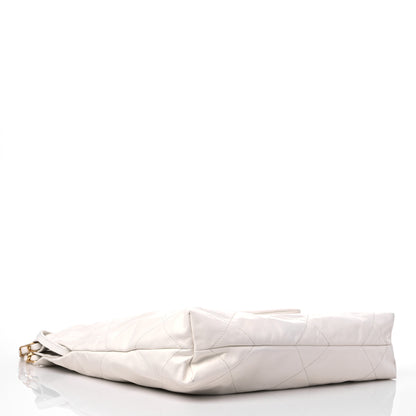 Chanel Calfskin Quilted Small Chanel 22 White 5 of 14