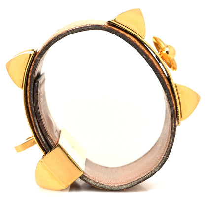 Hermes Ostrich Collier De Chien CDC Bracelet Gold 8 of 8