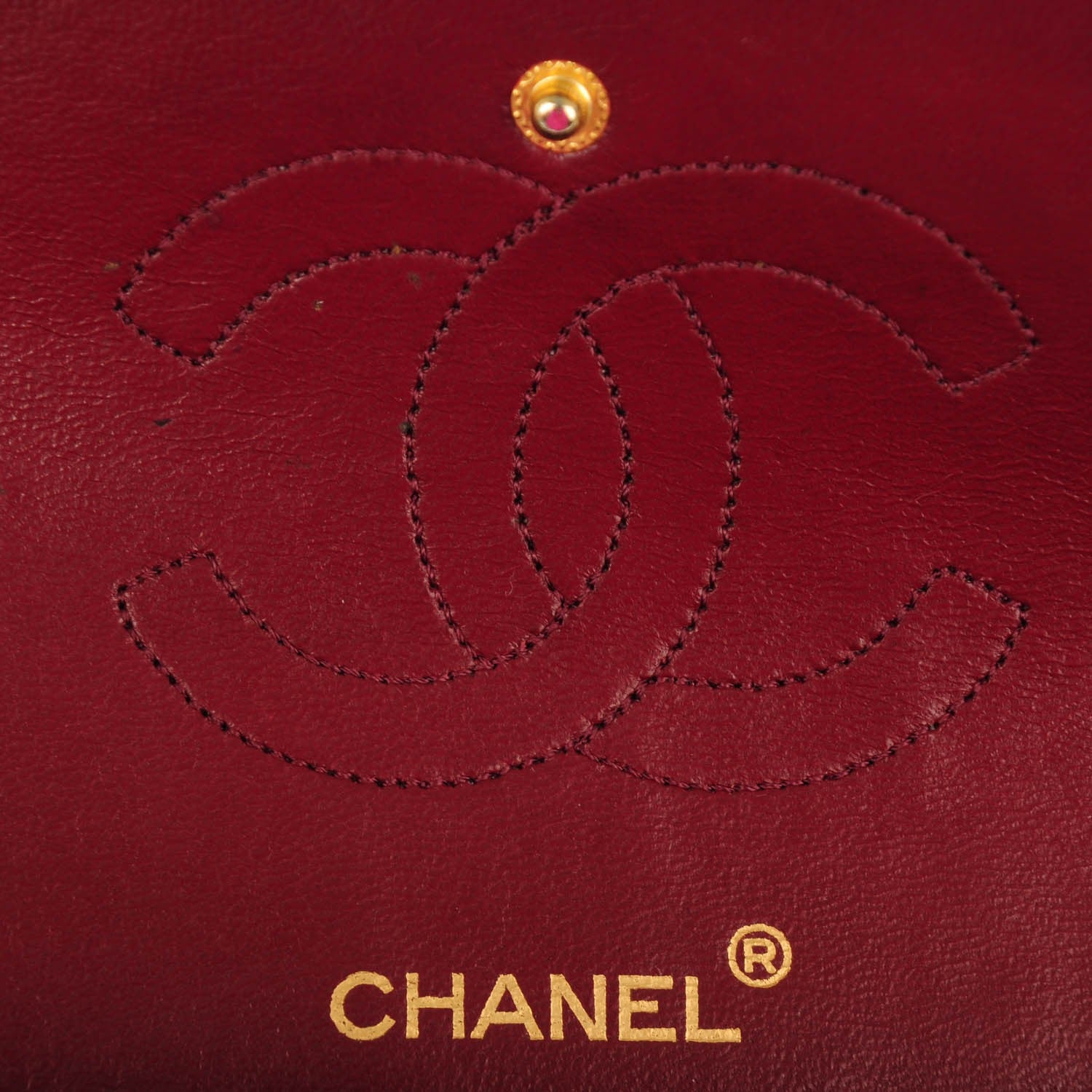 Chanel Lambskin Quilted Medium Double Flap Bijoux Chain Black 6 of 8