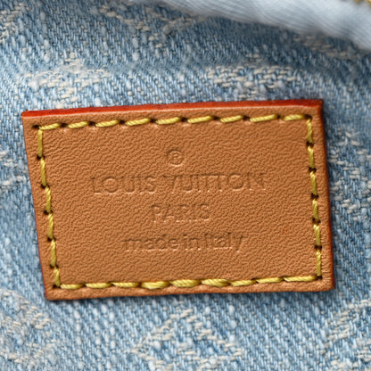 Louis Vuitton Monogram Denim Mini Bumbag Sky Blue 6 of 10